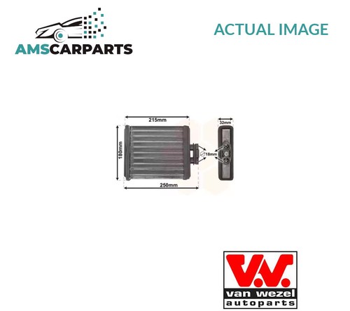 Heater radiator exchanger lhd - heater,