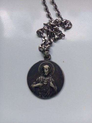 Vintage catholic medal a - catholic,