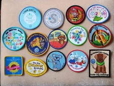 14x Girl Guides Patches Girl