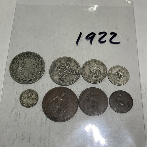 1922 british silver coin - 1922,