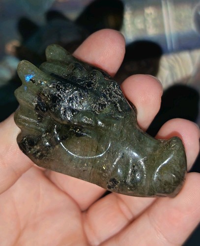 Labradorite crystal dragon - crystal,