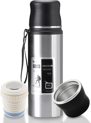 Thermal flask for hot - and, cold