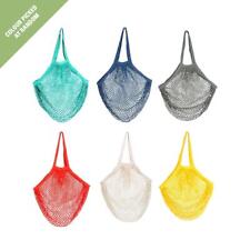 Reusable Shopping Bag Cotton Net Assorted Colours Essential Shopping Accessory