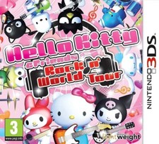 Hello Kitty and Friends Rock 'N' and World Tour 3DS Nintendo Video Game Mint