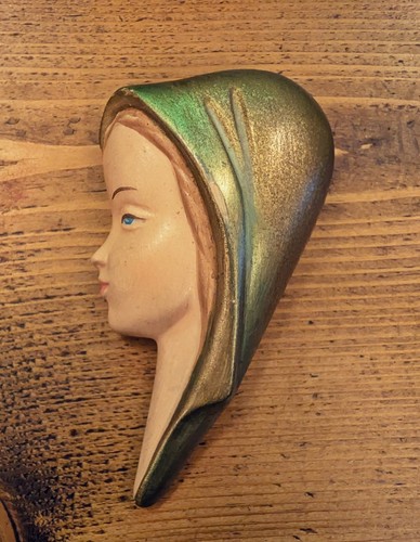 Vintage virgin mary wall - vintage,