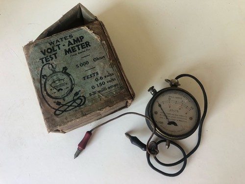 Vintage wates volt amp test - vintage,