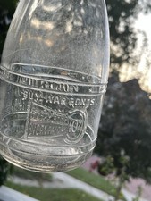 Embossed WWII war slogan SRQ