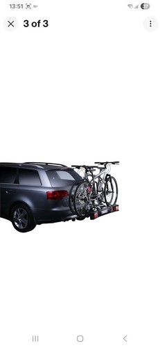 Tow bar mounted thule euroride - bar,