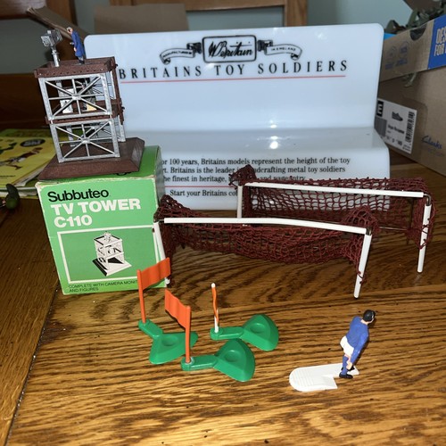 Boxed subbuteo 1970s tower - boxed, tv