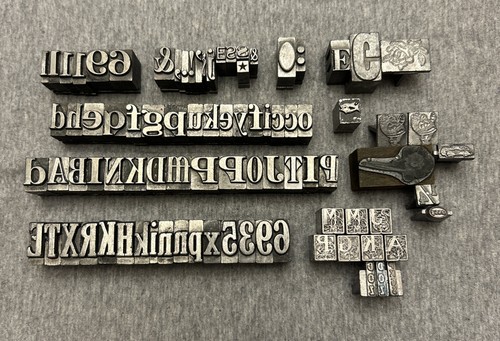 Letterpress printing block - printing,