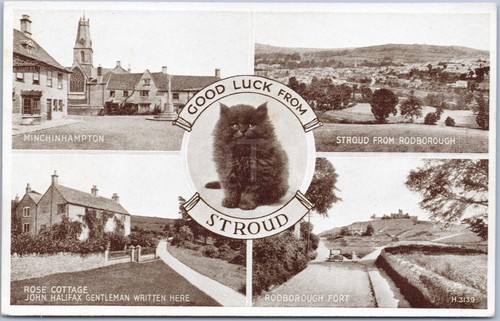 Stroud vintage postcard - stroud,