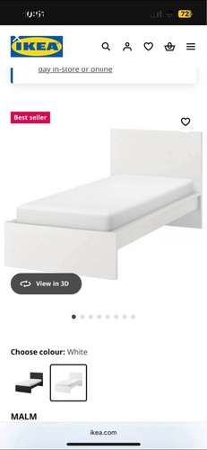 Ikea malm single - ikea,