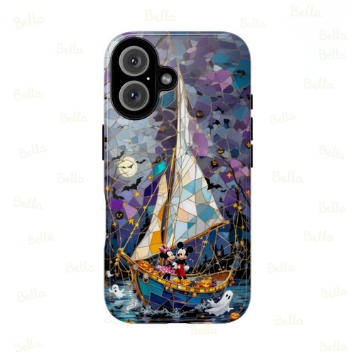 Halloween mickey minnie boat - &,