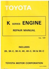 TOYOTA 1.0 1.2 1.3 1.5 ENGINE (STARLET COROLLA L.ACE) 1981 FACTORY REPAIR MANUAL