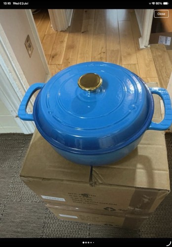 Cast iron enamel cooking - cast,
