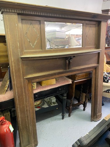 Edwardian fire place solid - edwardian,