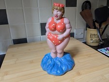 Cast Iron Door Stop Lady in