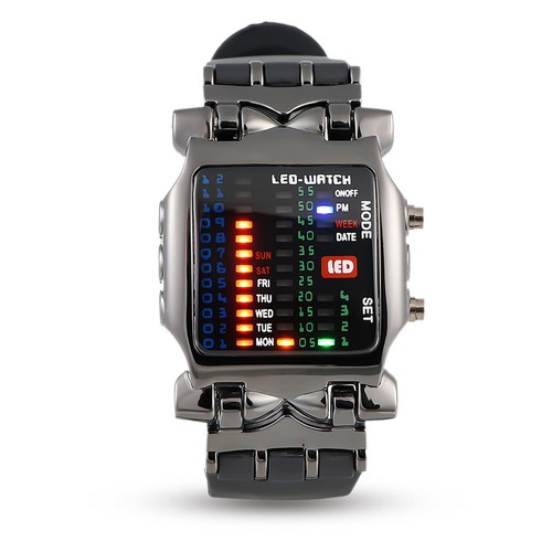 Binary led display - binary,