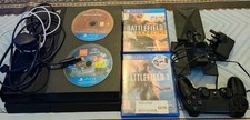 PS4 Playstation, Black,  1TB STORAGE  (500GB + 500GB) 4 Games, Charging Dock.