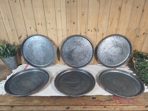 Large round industrial vintage - round,