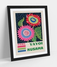 YAYOI KUSAMA FLOWER POSTER