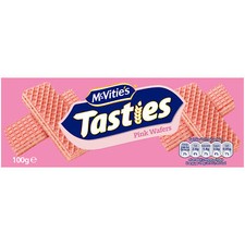 McVities Tasties Pink Wafers |