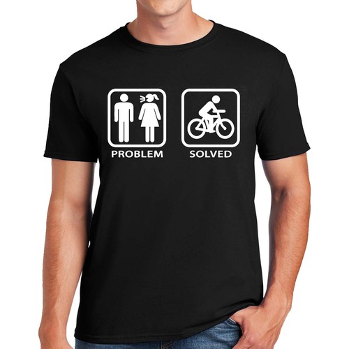 Cycling problem solved - problem, t-shirt