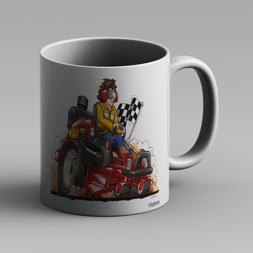Kartoons koolart mug lawn - kartoons,