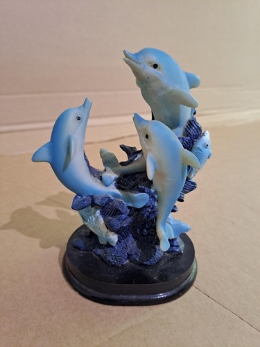 Dolphin pod family ornament