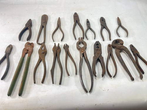 Vintage pliers snips pincers - vintage,