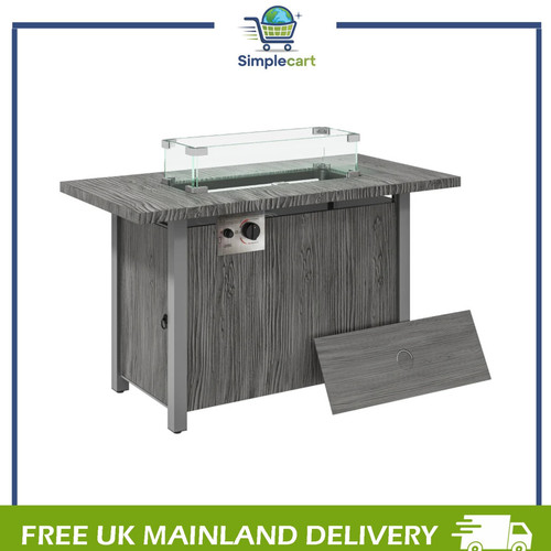 Gas fire pit table - gas,