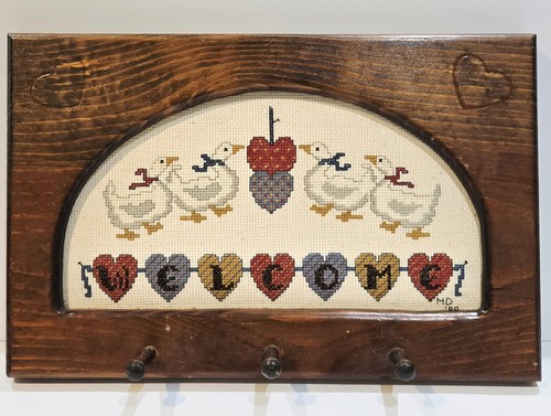 Vintage wood goose geese ducks - vintage,