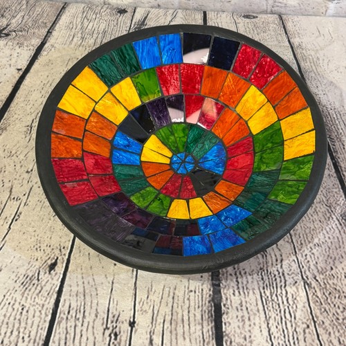 28cm rainbow block round - rainbow,