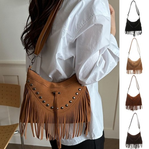 Rivet tassel shoulder - rivet, bag