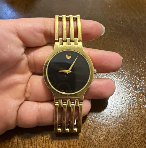 Movado esperanza quartz black - movado,