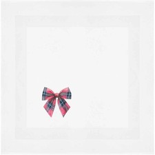 'Scottish Tartan Bow' Cotton Napkin / Dinner Cloth (NK00045881)