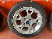 FORD FIESTA MK7  2011 15'' INCH 4 STUD ALLOY WHEEL & TYRE SPARE 195/50R15 #C
