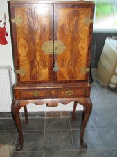Antique late 19c cabinet - antique, burr