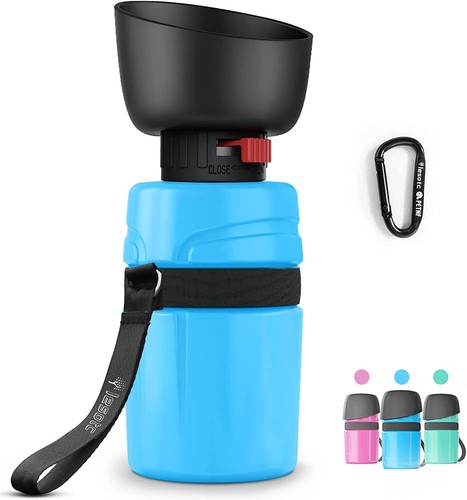 Dog water bottles - dog, bottles,