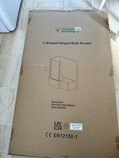 Milan shaped hinged - l, bath