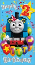 2nd Birthday Card Thomas The Tank Engine Age 2 Birthday Card Includes Envelope