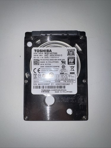 Toshiba 500gb sata - sata, hard