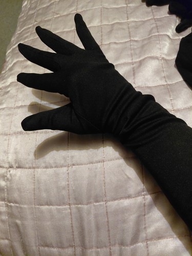 Long black vintage style - long,