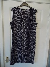 Black and White Knee length Dress by Lakeland size 18