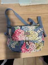 Cath Kidston Cream Oil Cloth Mid-large Oil Cloth Floral Print Handbag Used 