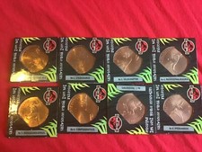 TETLEY THE LOST WORLD JURASSIC PARK COINS COMPLETE SET OF 8 IN ORIGINAL CASES