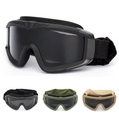 Tactical goggles with lenses - tactical,