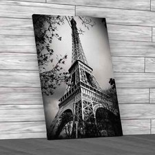 Vintage Eiffel Tower Black
