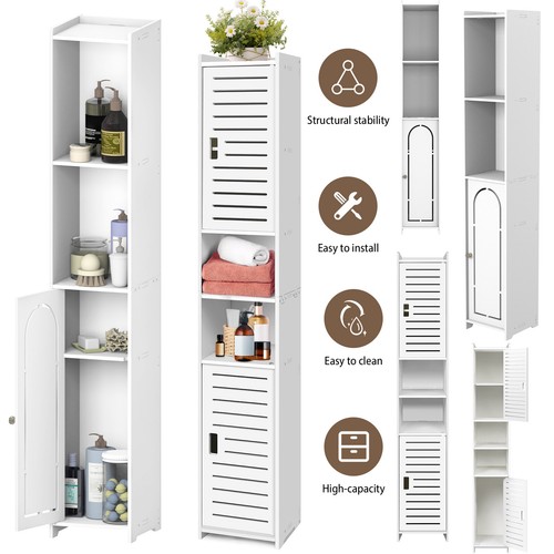 Modern bathroom tall cabinet - bathroom,