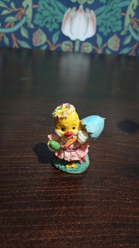 Mini duck lady wearing dress - lady, a